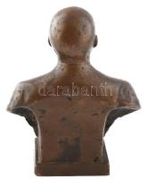 Jelzés nélkül: Lenin büszt, tömör bronz, m: 18 cm