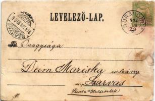 1904 Gurahonc, Honctő, Gurahont; Fő utca. Schwarz Eszti kiadása / main street (b)