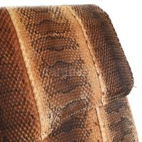 Kígyóbőr táska, kopásokkal, 24x15 cm