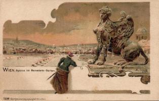 Wien Belvedere Litho