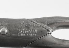 Solingen olló, jelzéssel, kopással, h: 23 cm