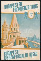 1941 Budapesti Idegenforgalmi Ujság 1941. júniusi száma, 32 p. + Várospolitikai Napló (Ezelőtt Budap...