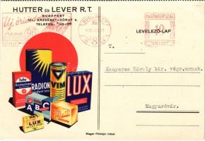 1940 Hutter és Lever RT. szappan és mosópor reklámja / Hungarian soap and washing powder advertisement (EK)