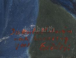 Erdélyi Béla (1891-1955): Jakula Kálmán, Erdélyi Béla barátjának portréja, 1933. Olaj, vászon. Jelez...