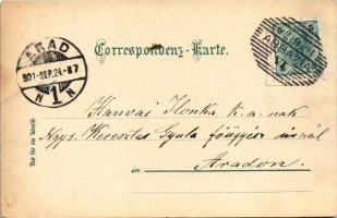 1901 Abbazia, Opatija; Lawn Tennis Platz / tenisz pálya / tennis court, sport. Art Nouveau, floral (...