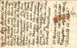 Törley pezsgő reklámlap, üres étlap. Kellner és Mohrlüder / Hungarian champagne advertisement with m...