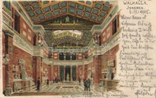 Regensburg Walhalla Litho