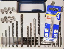 Fúrófej és bitfej készlet. Eredeti dobozban