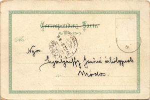 1898 (Vorläufer) Abbazia, Opatija; V. Friedrich Schüler-Strandweg, Hotel Quarnero, Hotel Stefanie. C...