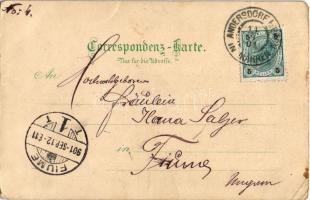 1901 Ondrásov, Andersdorf-Sauerbrunn (Bärn, Moravsky Beroun); Maria Theresia Quelle, Gegr. 1780 durc...