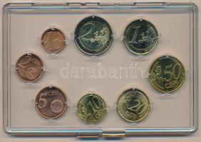 Észtország 2011. 1c-2E (8xklf) forgalmi szett műanyag dísztokban T:UNC,AU  Estonia 2011. 1 Cent - 2 Euro (8xdiff) coin set in plastic case C:UNC,AU