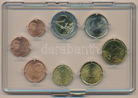 Málta 2008. 1c-2E (8xklf) forgalmi szett műanyag dísztokban T:UNC Malta 2008. 1 Cent - 2 Euro (8xdiff) coin set in plastic case C:UNC