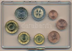 Málta 2008. 1c-2E (8xklf) forgalmi szett műanyag dísztokban T:UNC
Malta 2008. 1 Cent - 2 Euro (8xdi...