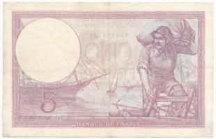 Franciaország 1928. 5Fr T:F szép papír
France 1928. 5 Francs C:F fine paper
Krause P#72