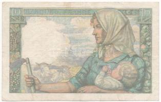 Franciaország 1944. 10Fr T:F
France 1944. 10 Francs C:F