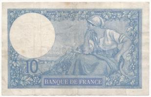 Franciaország 1917. 10Fr T:F 
France 1917. 10 Francs C:F