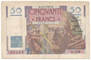 Franciaország 1948. 50Fr T:VG France 1948. 50 Francs C:VG