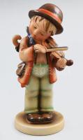 Hummel gitározó fiú figura, jelzéssel, kis kopottsággal, m: 16 cm