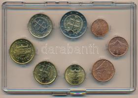 Szlovákia 2009. 1c-2E (8xklf) forgalmi szett műanyag dísztokban T:UNC 
Slovakia 2009. 1 Cent - 2 Eu...