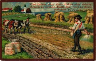 Cseh mezőgazdasági propaganda / Czech agricultural propaganda. litho (EK)