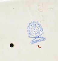 Herendi Krisztus figura, fehér mázas, jelzett (formatervező: Horvai János, 1873-1944), hibátlan, m: ...