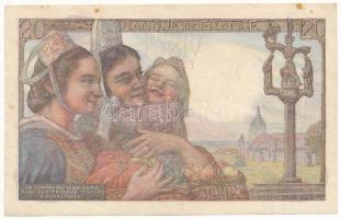 Franciaország 1950. 20Fr T:F
France 1950. 20 Francs C:F