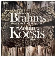 Johannes Brahms - Zoltán Kocsis - Sonata No. 3 In F Minor, Op. 5, Vinyl, LP, 1983 Magyarország (VG+)