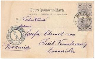 1898 (Vorläufer) Benkovac, Bencovazzo; látkép / general view (ázott / wet damage)