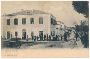 1907 Benkovac, Bencovazzo; utca / street view. E. de Schönfeld (fa)