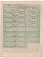 Budapest 1894. "Tarnóczy Tűzoltószer- és Gépgyár Részvénytársaság" részvénye 100Ft-ról, sz...