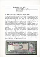 Bolívia 1982. 1000P német leírással T:UNC Bolivia 1982. 1000 Pesos Bolivianos with german description C:UNC Krause P#167a