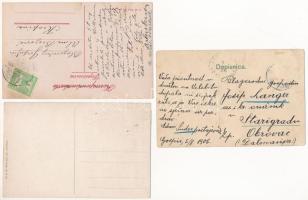 Goszpics, Gospic; - 5 db RÉGI város képeslap / 5 pre- 1945 town-view postcards