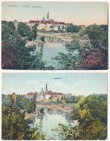Goszpics, Gospic; - 5 db RÉGI város képeslap / 5 pre- 1945 town-view postcards