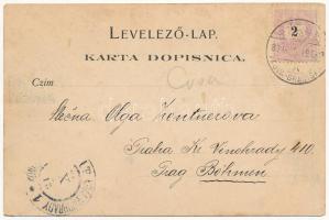 1899 (Vorläufer) Újgradiska, Novagradiska, Nova Gradiska; Totalansicht, Zupanijska bolnica / Megyei ...