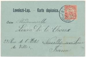 1901 Vinkovec, Vinkovac; Prkos, Duga Ulica, Stup Sv. Trojice na trgu Franje Josipa / mozaiklap, utca...