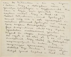 1907 Ady Endre (1877-1919) költő, újságíró, író saját kézzel írt levele Kiss József (1843-1921) A Hé...