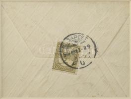 1907 Ady Endre (1877-1919) költő, újságíró, író saját kézzel írt levele Kiss József (1843-1921) A Hé...