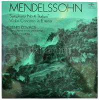 Mendelssohn, Dénes Kovács, Hungarian State Orchestra, Gyula Németh - Symphony No. 4 "Italian" - Violin Concerto In E Minor, Vinyl, LP, Magyarország (VG+)