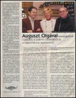 1998 Grosics Gyula (1926-2014), az Aranycsapat kapusának autográf aláírása róla szóló újságcikken