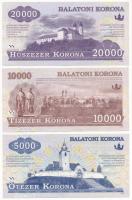 2012. 500 Balatoni Korona + 1000 Balatoni Korona + 2000 Balatoni Korona + 5000 Balatoni Korona + 10....