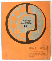 1986 Budapesti közületi előfizetők telefonkönyve '86. Kiadja a Budapesti Távbeszélő Igazgatóság. Bp., Athenaeum-ny., 592 p. Kiadói papírkötés, kissé foltos.