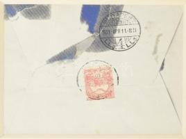 1901 Kaposvár, Rippl-Rónai József (1861-1927) festő- és grafikusművész saját kézzel írt levele, sajá...