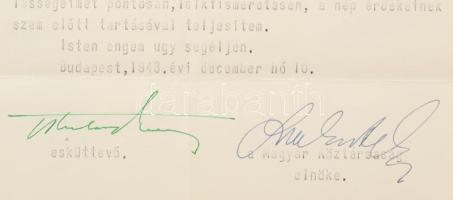 1948 Ortutay Gyula (1910-1978) néprajzkutató, vallás- és közoktatásügyi miniszter Dinnyés-kormányban...