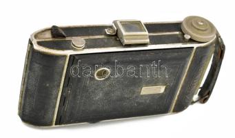 cca 1937 Balda-Pontina harmonikás fényképezőgép, Meyer Görlitz Trioplan f/3.8 10.5 cm objektívvel, e...