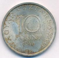 1948. 10Ft Ag "Széchenyi" T:AU,XF patina
Adamo EM2