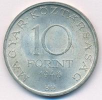 1948. 10Ft Ag "Széchenyi" T:AU,XF patina
Adamo EM2