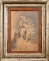 Pituk József Viktorián (1906-1991): Hortobágy (reklám v. plakátterv, 1940 körül?). Ceruza, papír, je...