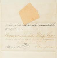 1875 Trefort Ágoston (1817-1888) vallás- és közoktatásügyi miniszter (1872-1888) stencilezéssel máso...