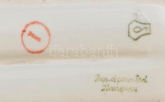 Drasche porcelán őzike figura, kézzel festett, jelzett, hibátlan, 15,5x9,5 cm