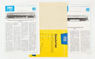 Piko Triebwagenzug BR185 + BR195 mozdony makett eredeti dobozában, jó állapotban